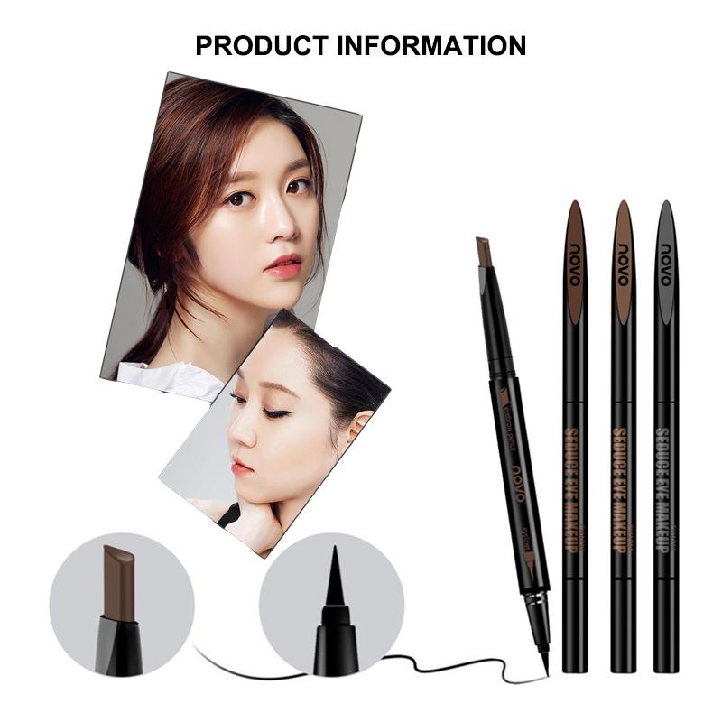[HCM]Bút Kẻ Mắt Novo 2 Đầu 2in1