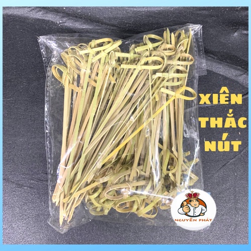 Xiên tre decor, trang trí Cocktail - 12cm (Gói 100c)