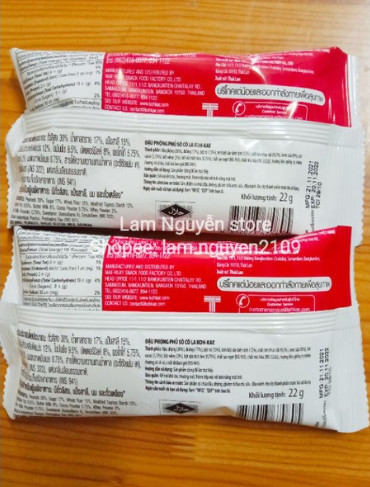 Combo 2 gói  đậu phộng phủ socola Koh kae chocoball