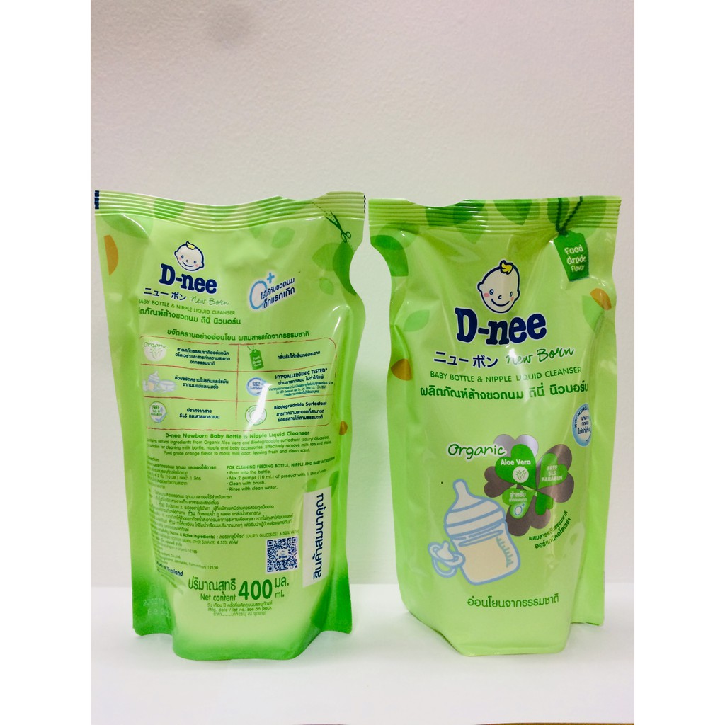 Nước rửa bình sữa cho bé Dnee Thái Lan 620ml