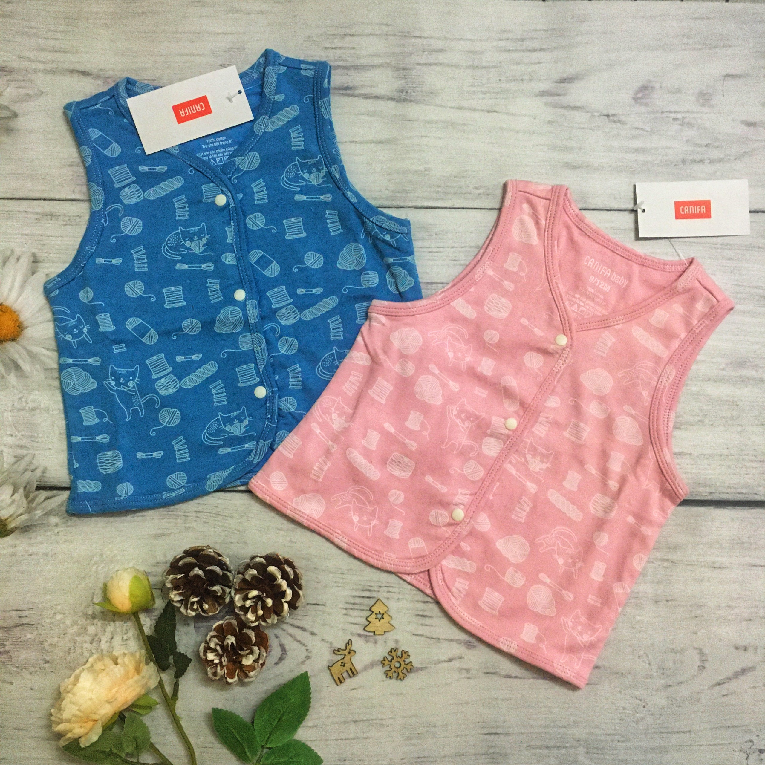 Áo khoác 2 lớp em bé Canifa