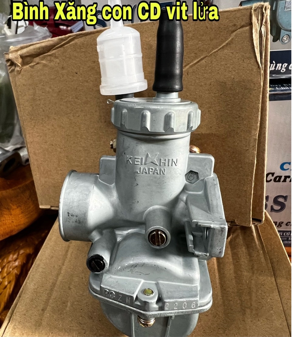 Bình xăng con CD vít lửa dành cho các dòng xe 67, 68, CD, CL...