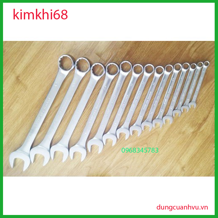 Bộ cờ lê 14 chi tiết 10- 32mm (khoá vòng miệng)