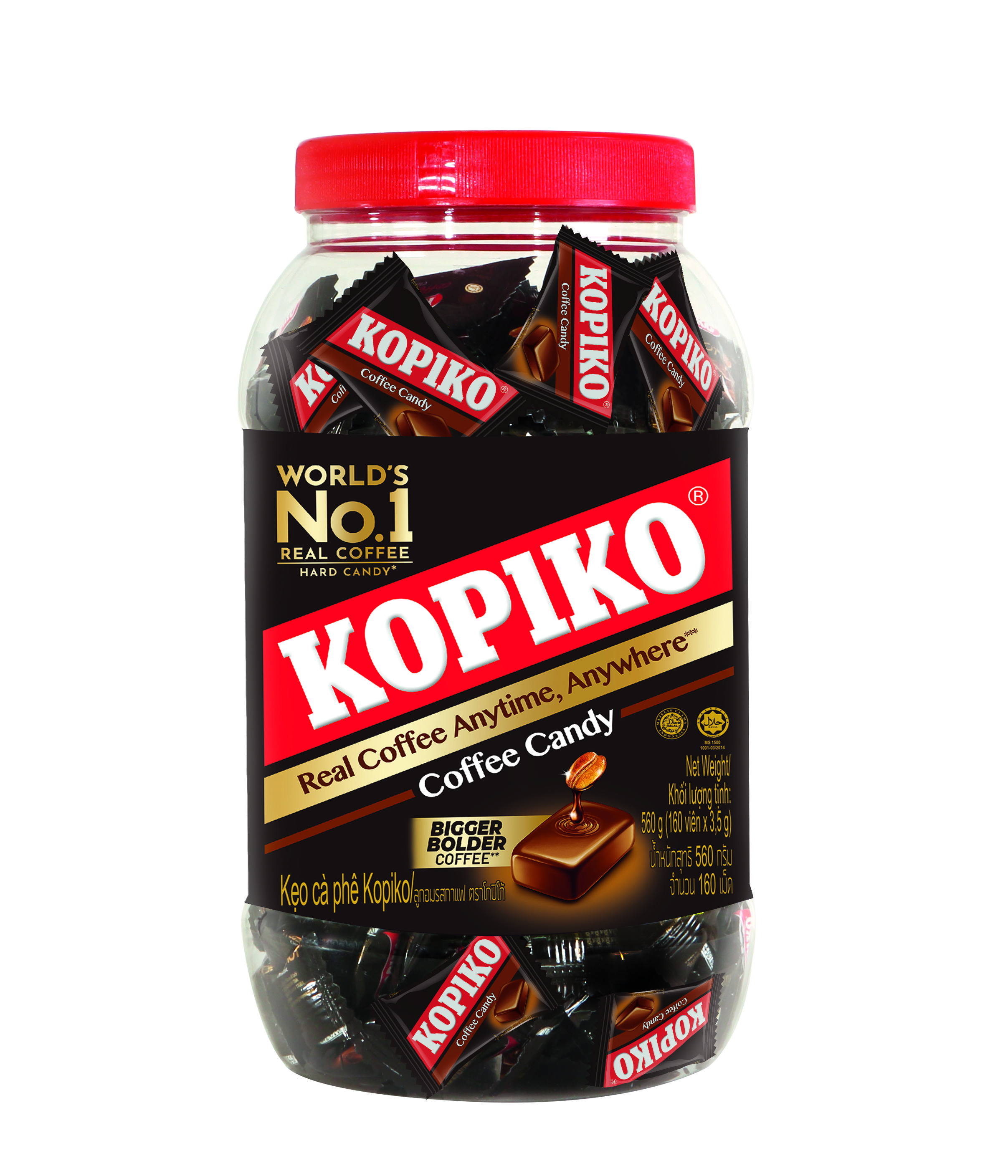 Kẹo Kopiko Coffee (Cà Phê) Hũ 560G