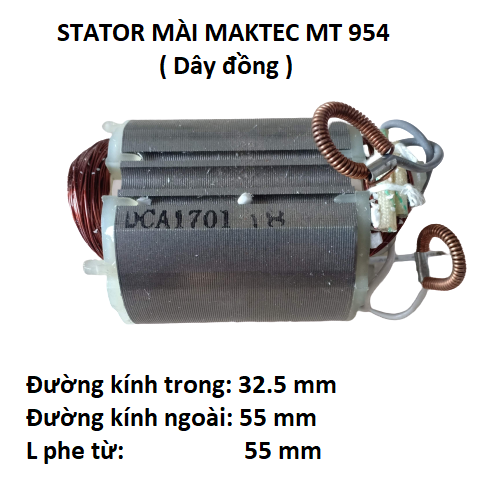 Stator, cuộn điện lắp máy mài MT954- Sa mài MT954 DCA