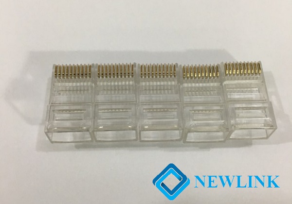 100 hạt mạng đầu bấm RJ50 10 chân đồng COMMSCOPE