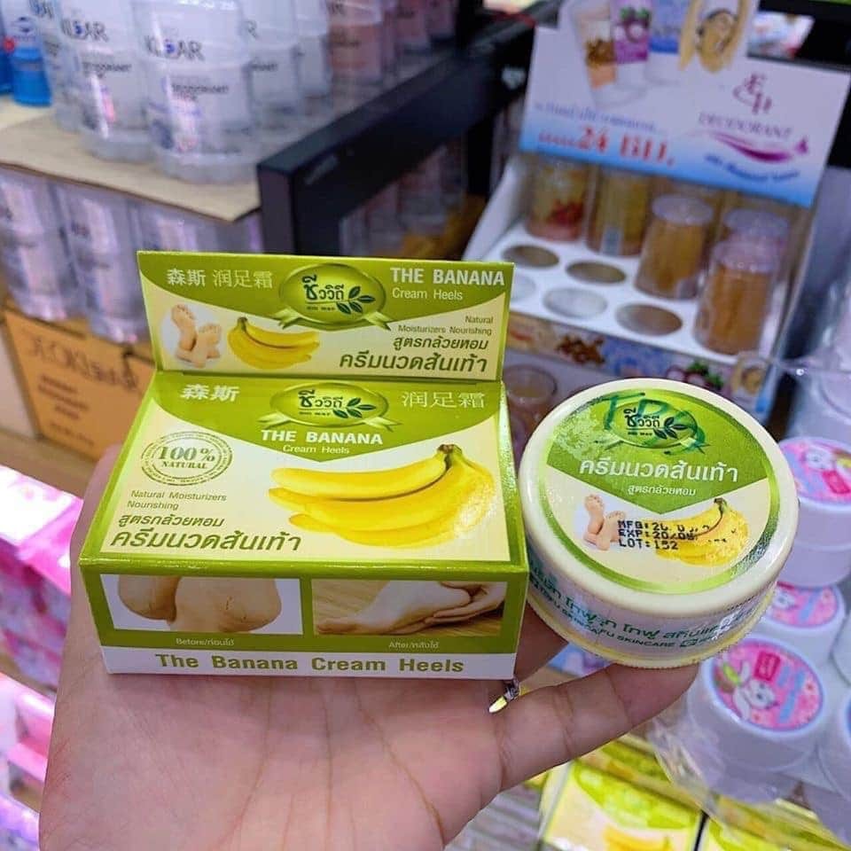 kem thoa nứt gót chân The banana Cream Thái lan
