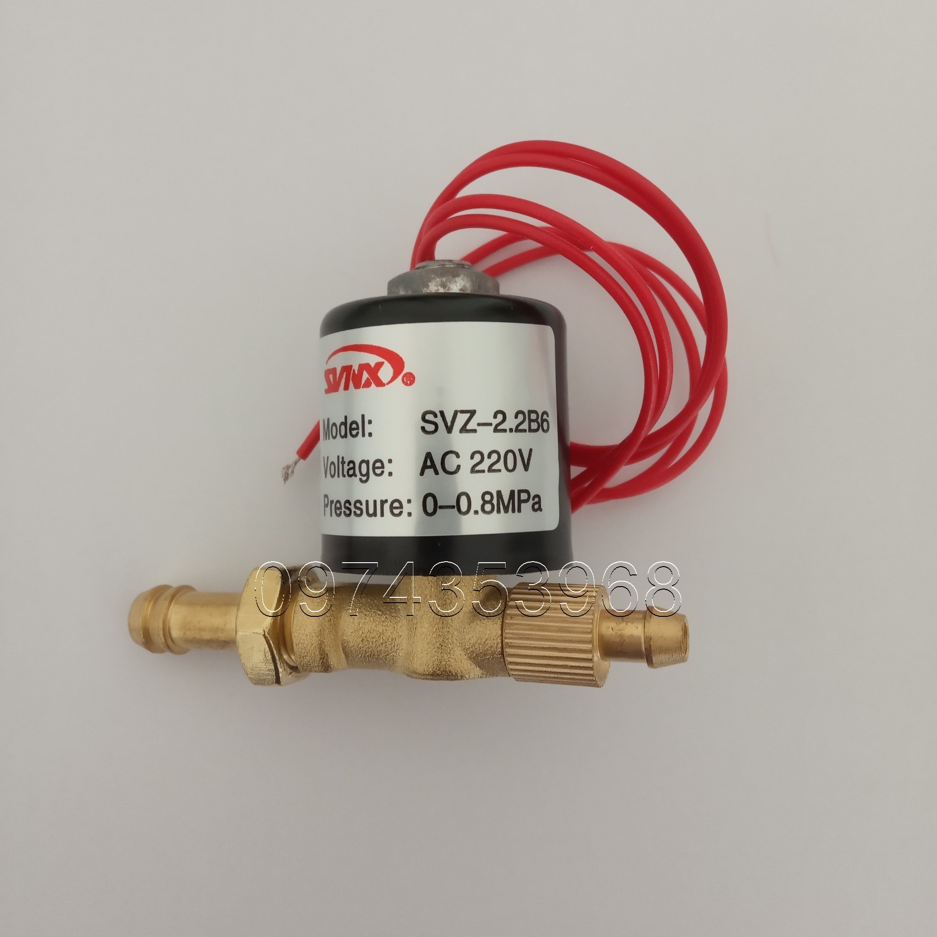 Van khí 220V dùng cho máy hàn tig, máy cắt plasma