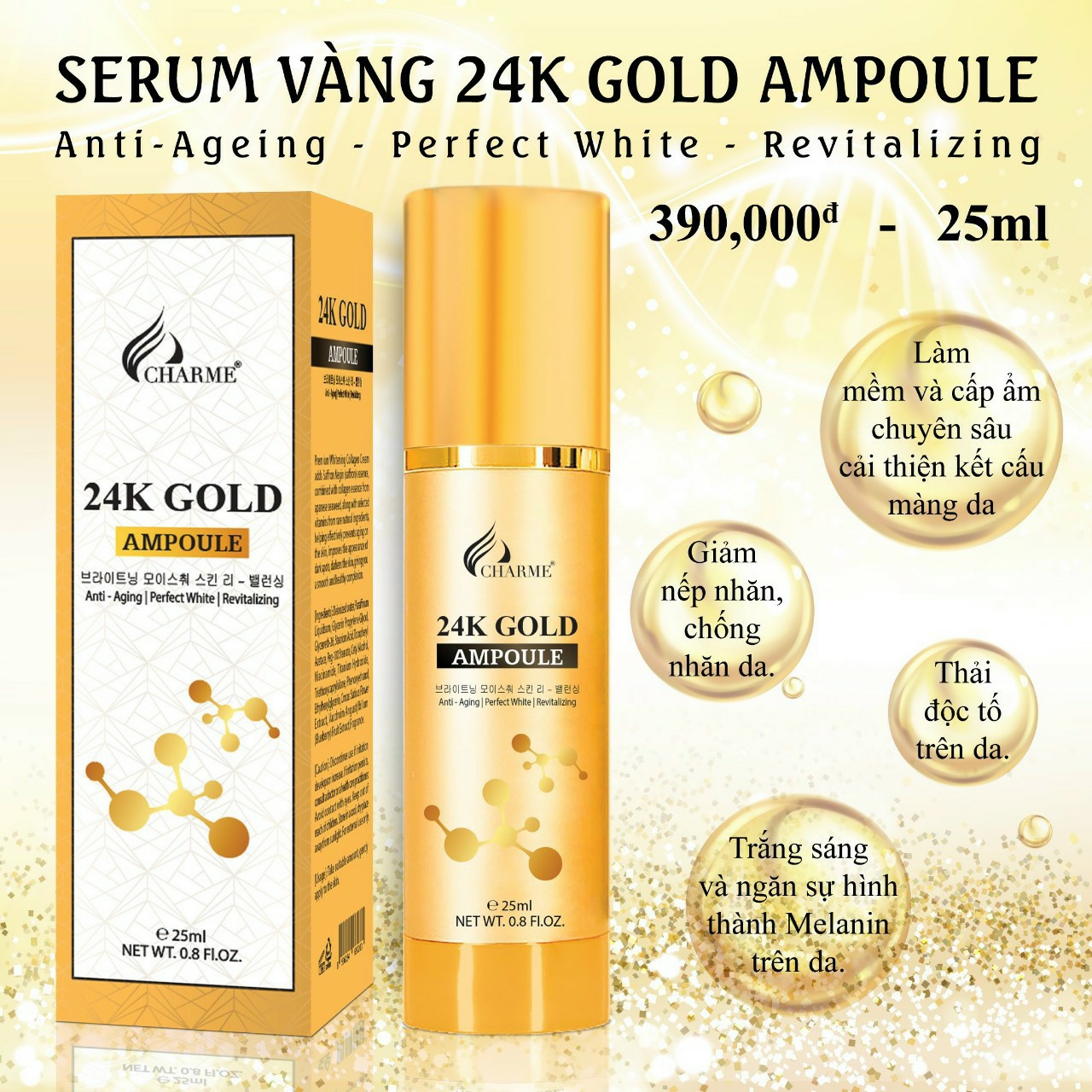 SERUM VÀNG 24K AMPOULE
