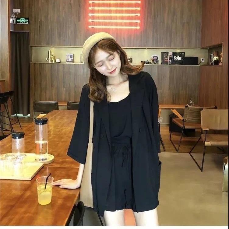 Sét vest đũi 3 chi tiết siêu xinh chất mát mịn đẹp