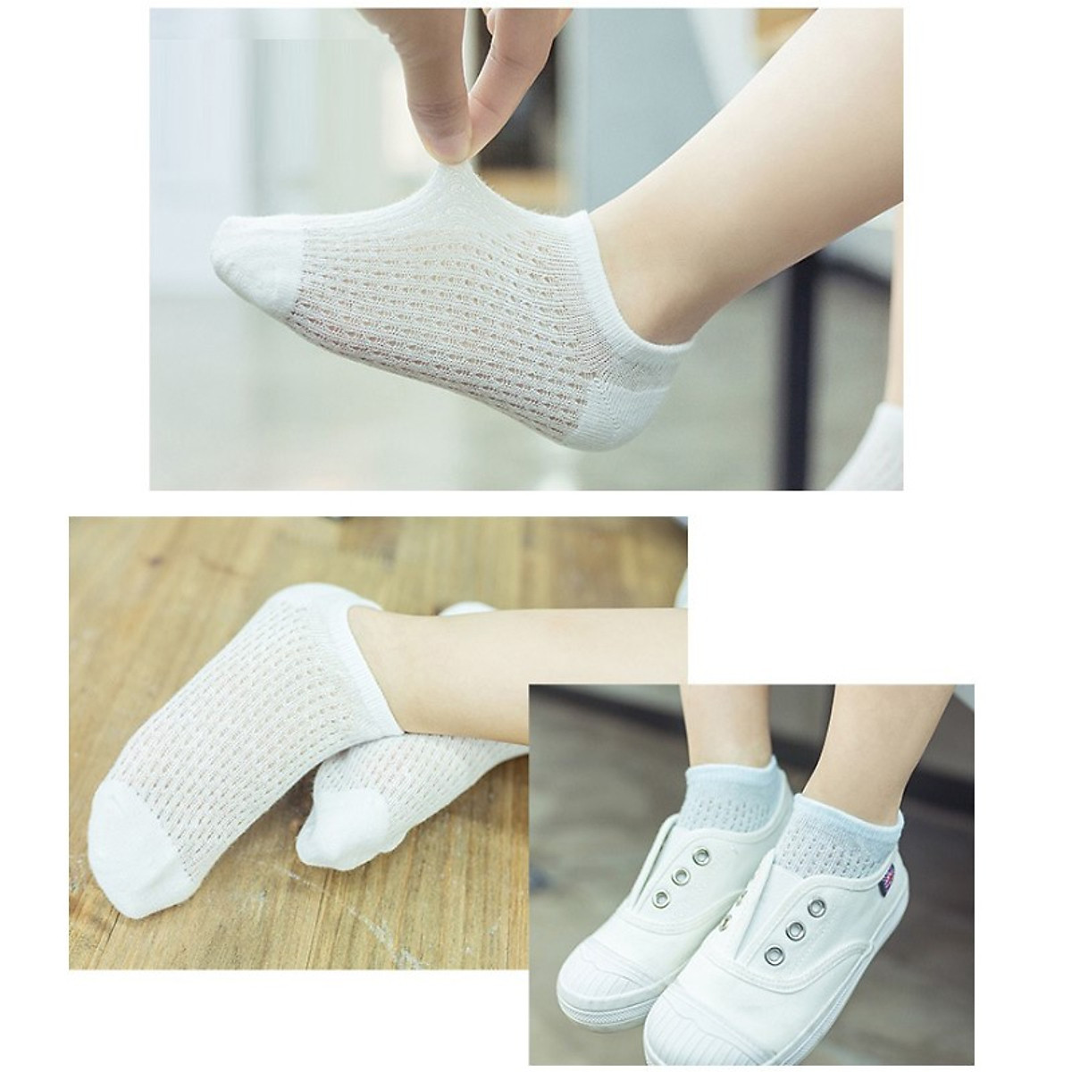 Sét Tất Lưới 5 Đôi Cho Bé Sơ Sinh Đến 3 Tuổi