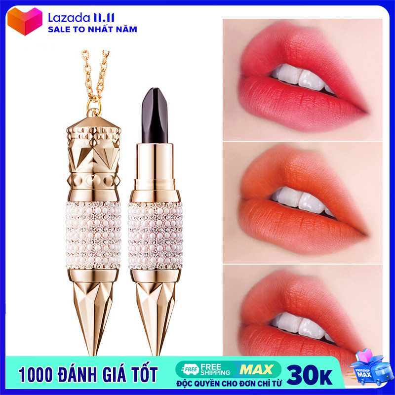 Son 3 màu chính hãng AGAG son lì dưỡng ẩm lâu trôi son môi 3 màu son thỏi bền màu son nội địa Trung son ba màu 2020 son dưỡng XPLUS XP-SM191