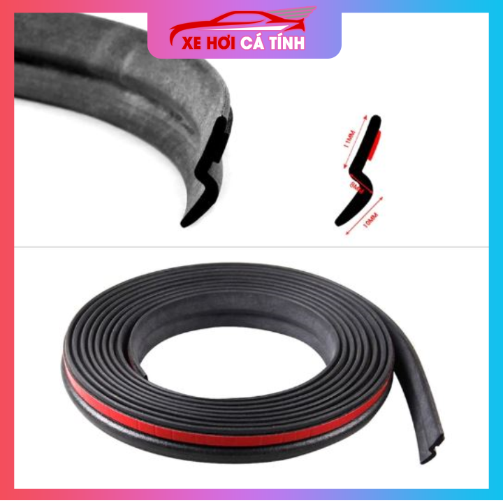 Combo gioăng chống ồn ô tô, ron cửa cao su nẹp cửa chống ồn chữ Z dán cửa, nắp cốp - Gioăng Chữ Z Cột A