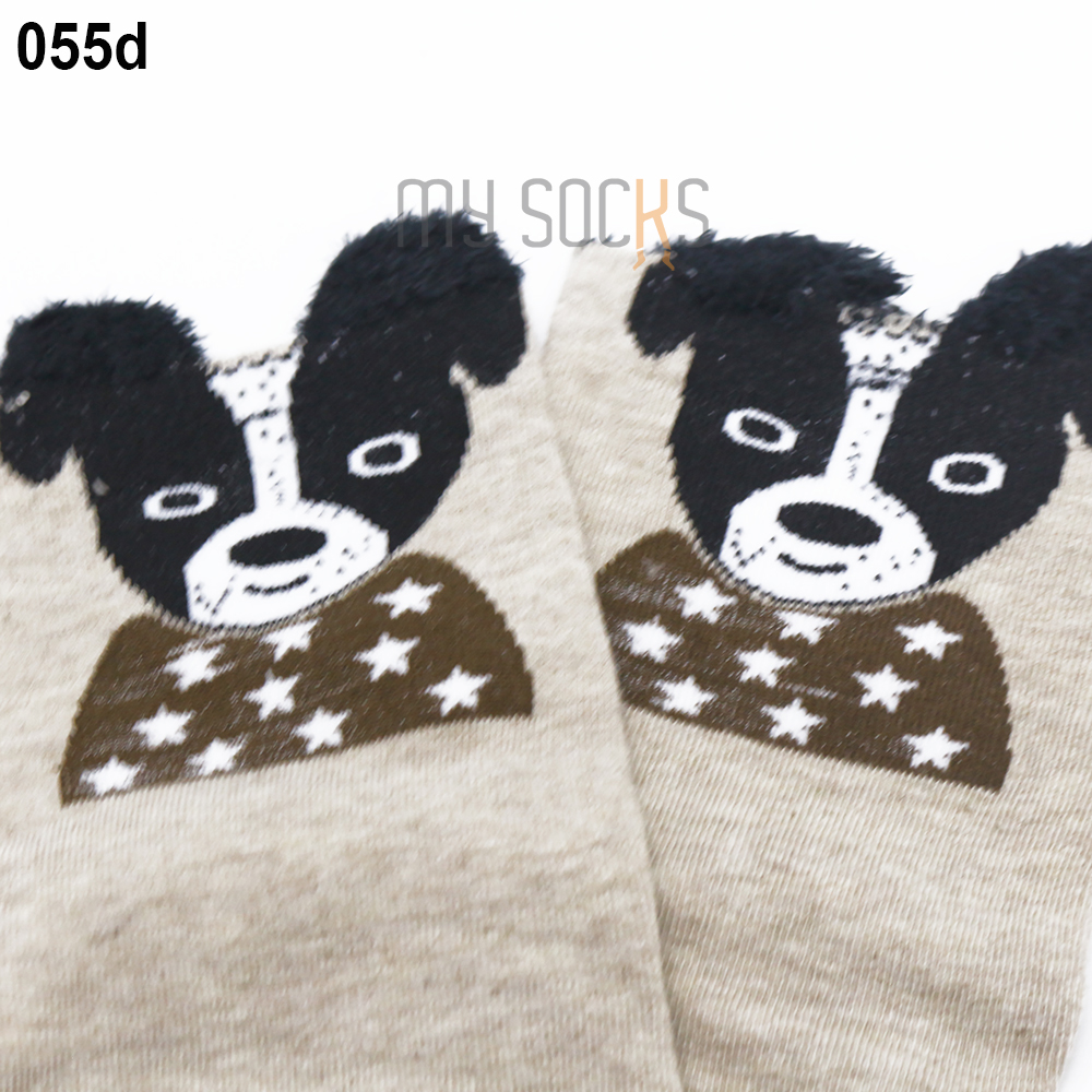 Vớ nữ cotton hình thú 3D cao cổ