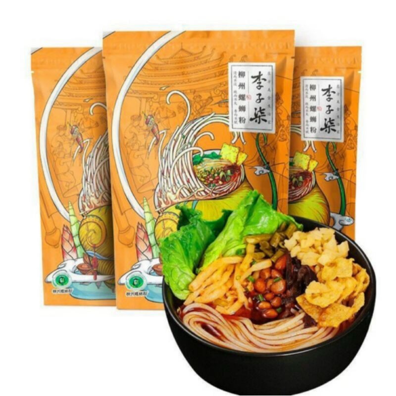 [SẴN] BÚN ỐC LIỄU CHÂU TÚI 305GR