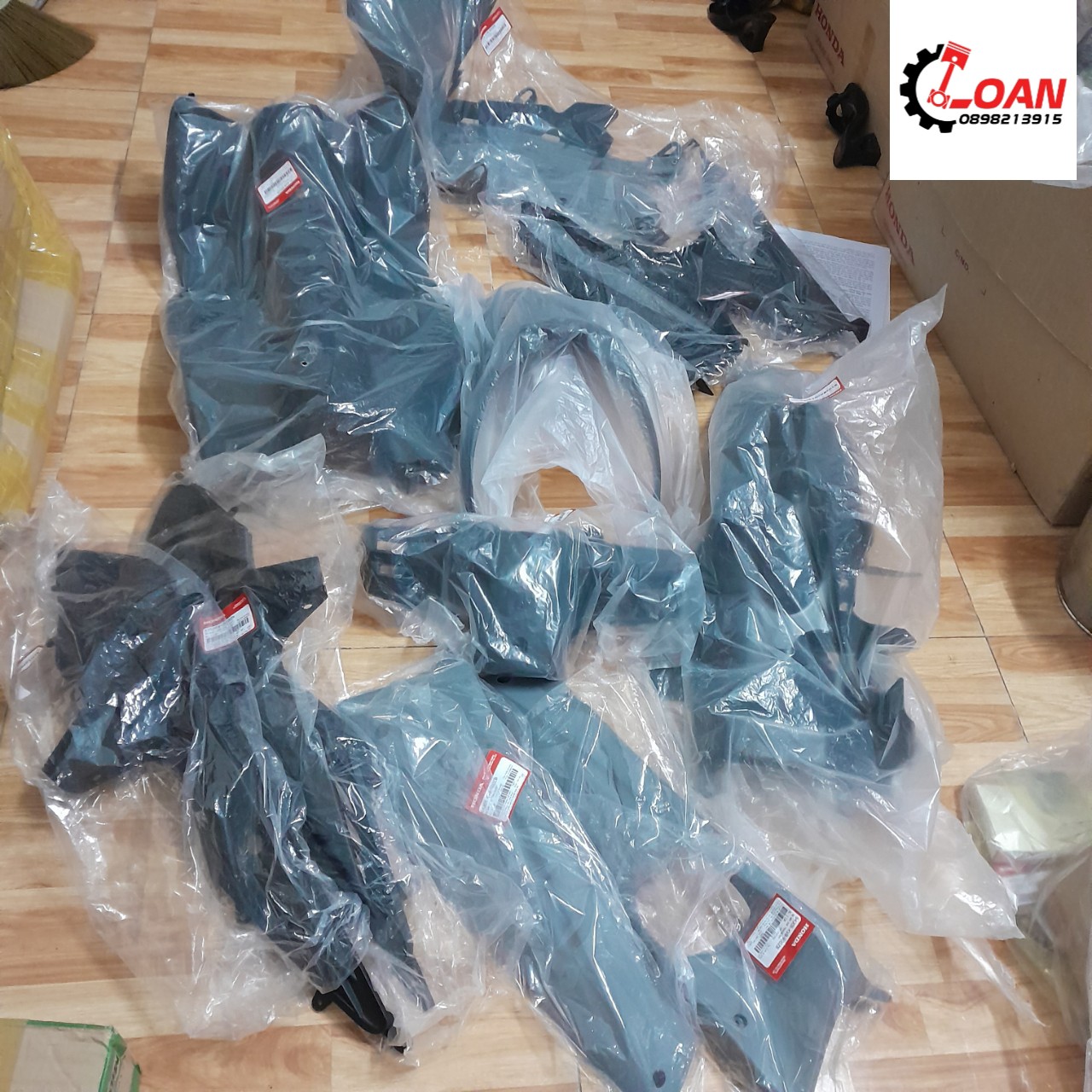 Dàn nhựa nhám xe click 110 vn _ shop phụ tùng honda