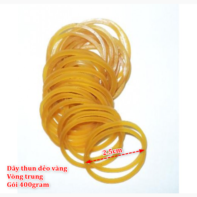 Dây Thun Vàng Hiệp Thành Gói 400-500gram