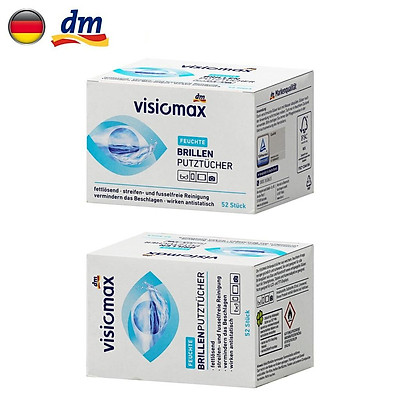 Giấy lau kính Visionmax - 52 miếng hàng Đức