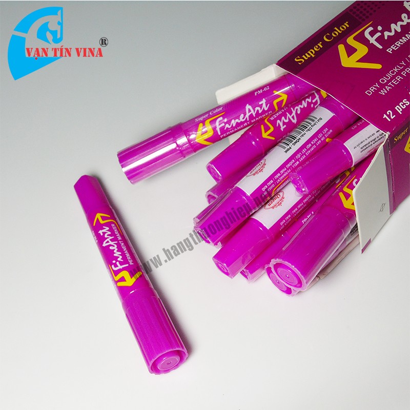 Bút lông dầu Queen PM-02 (màu hồng) (5 cây)