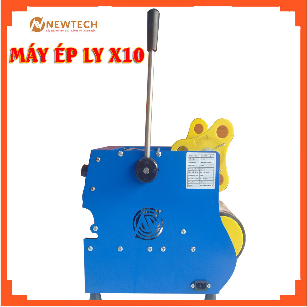 Máy ép ly Newtech X10 ép ly từ 400-1000ml