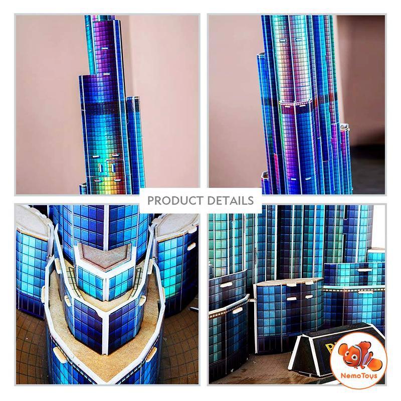 Mô hình giấy 3D CubicFun - Tháp Khalifa (Dubai) - MC133h
