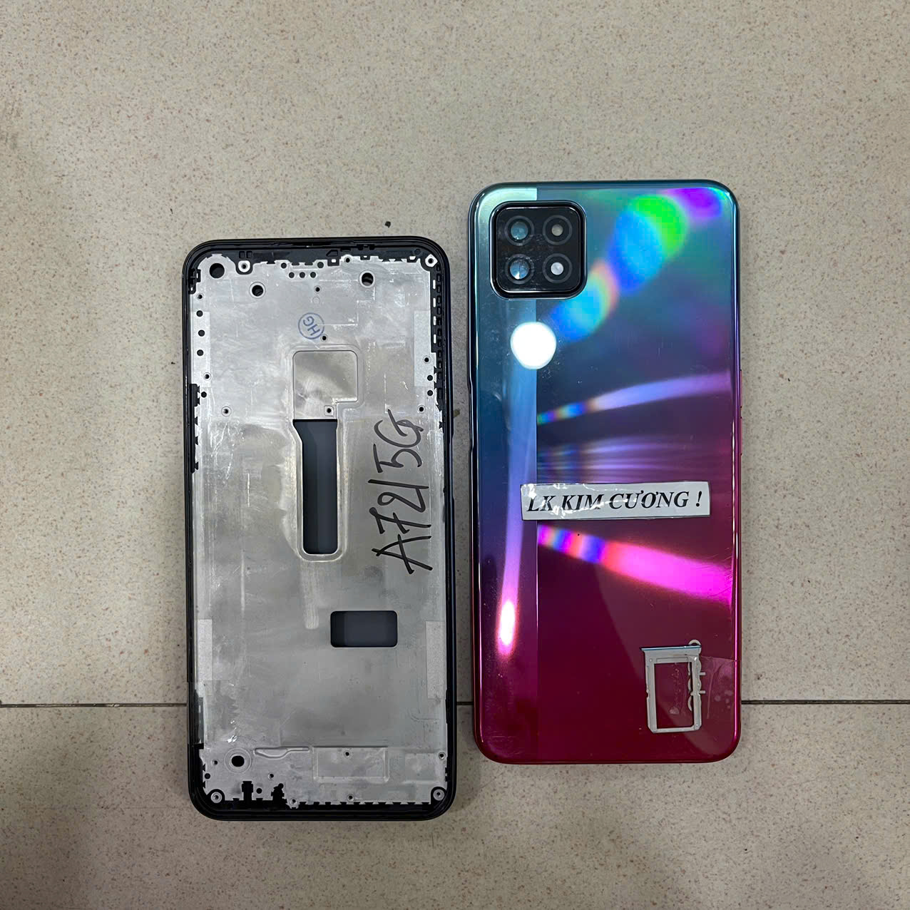 Bộ vỏ oppo a72