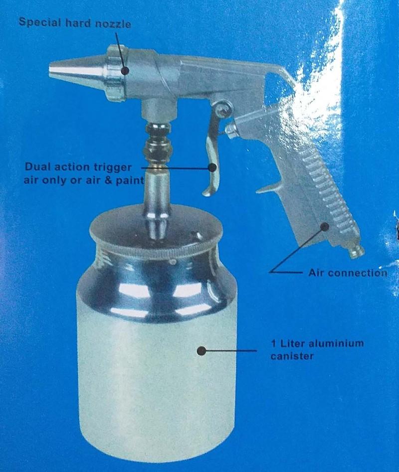 Bình phun cát đánh gỉ sét inox