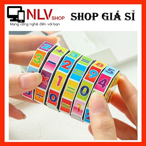 Bộ trò chơi rubik phép tính toán học cho bé