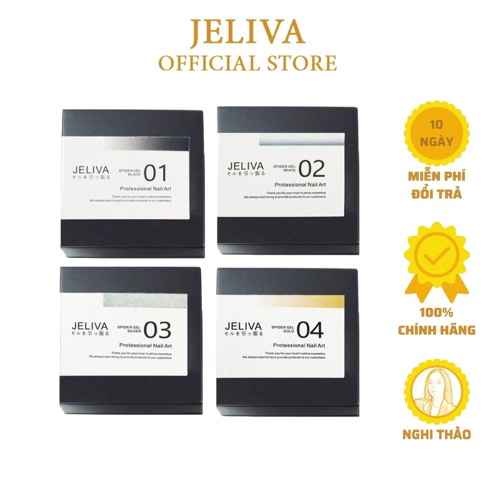 Gel nhện nail JELIVA siêu dai 8g