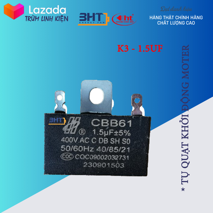 10 Tụ quạt 2uf và 1.5uf - 3ht