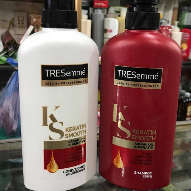 Combo dầu gội + xả TRESemmé Phục hồi tóc hư tổn