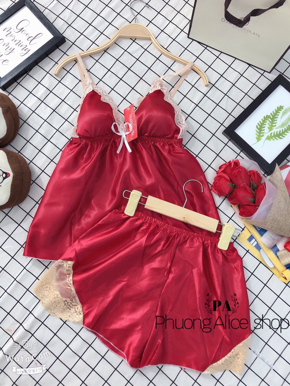 [HCM]SÉT BỘ NGỦ SEXY PHỐI REN - CÓ MÚT NGỰC