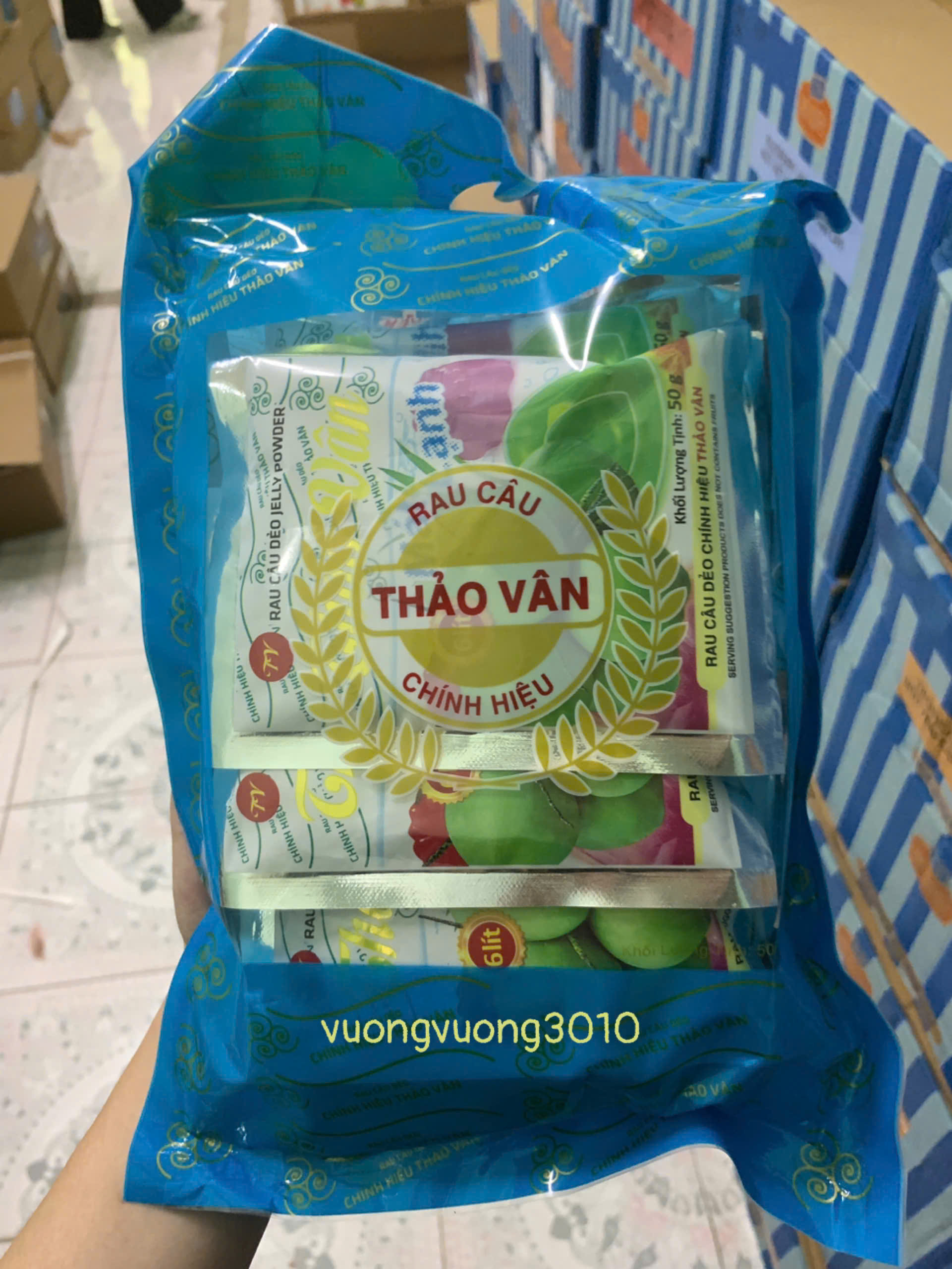 Rau câu Thảo Vân dạng gói