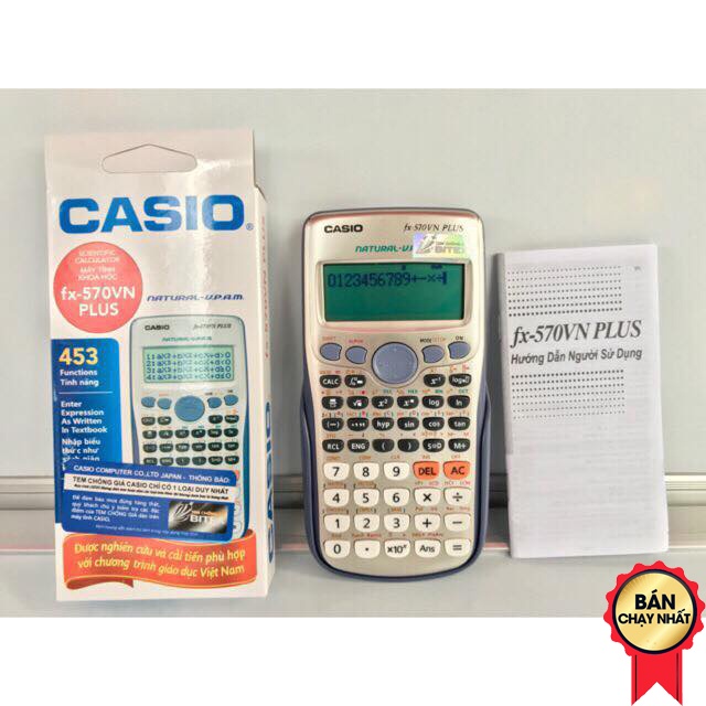 (Lỗi 1 đổi 1)(sỉ inbox) Máy tính casio fx 570vn plus
