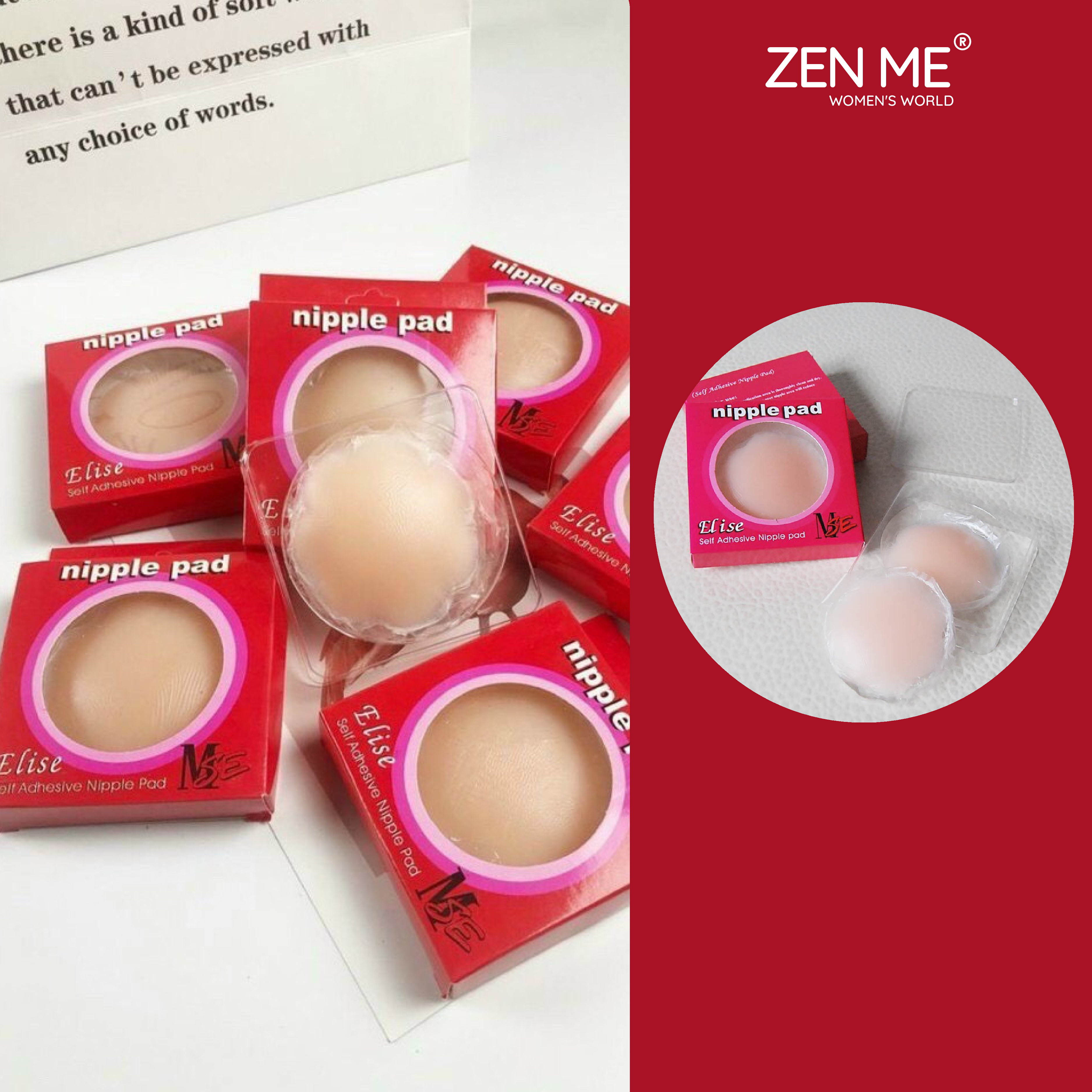 Miếng Dán Nhũ Hoa Zen Me - Miếng Dán Ngực Cao Cấp