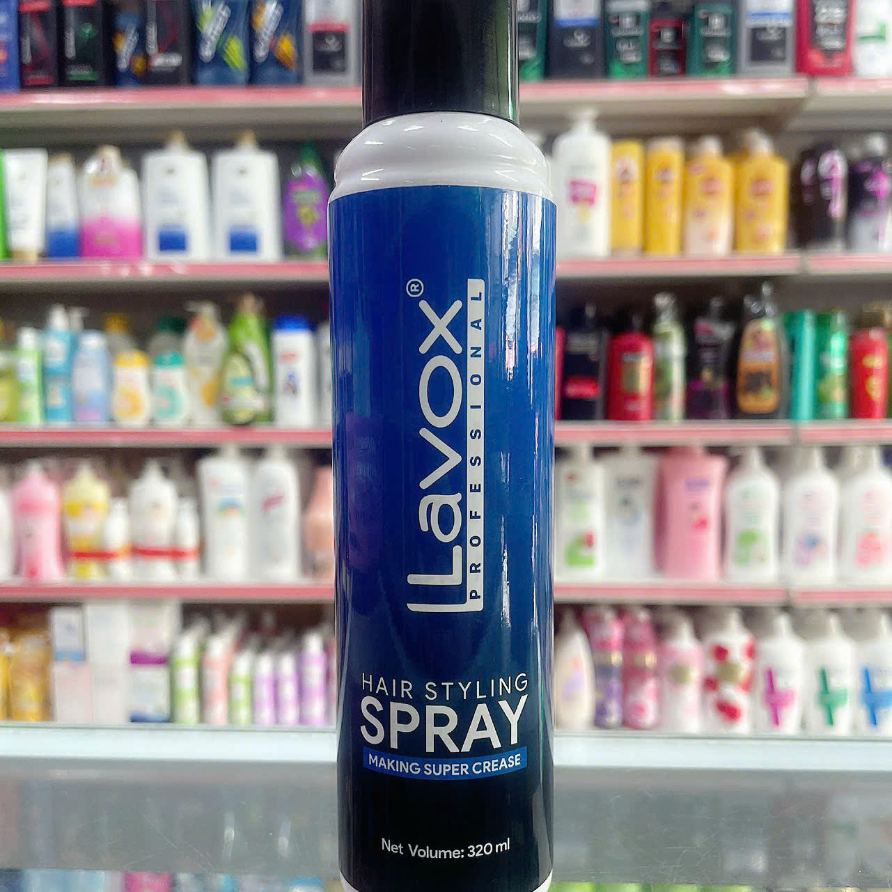 Chai keo xịt giữ nếp tóc LAVOX