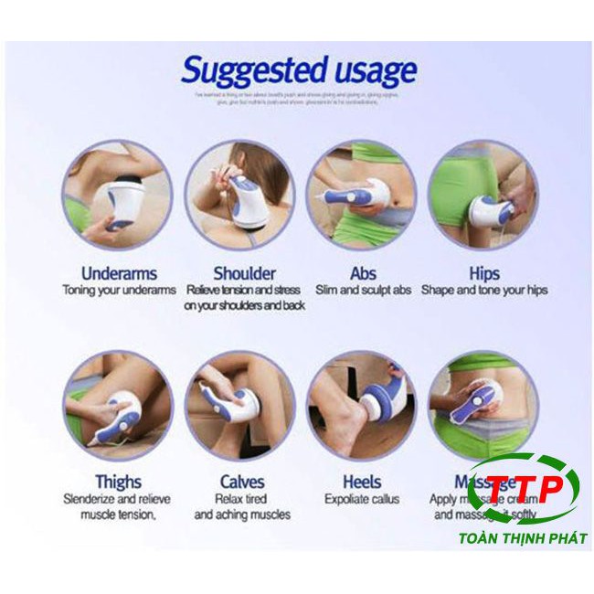 [HCM]Máy massage cầm tay Relax Spin Tone A781