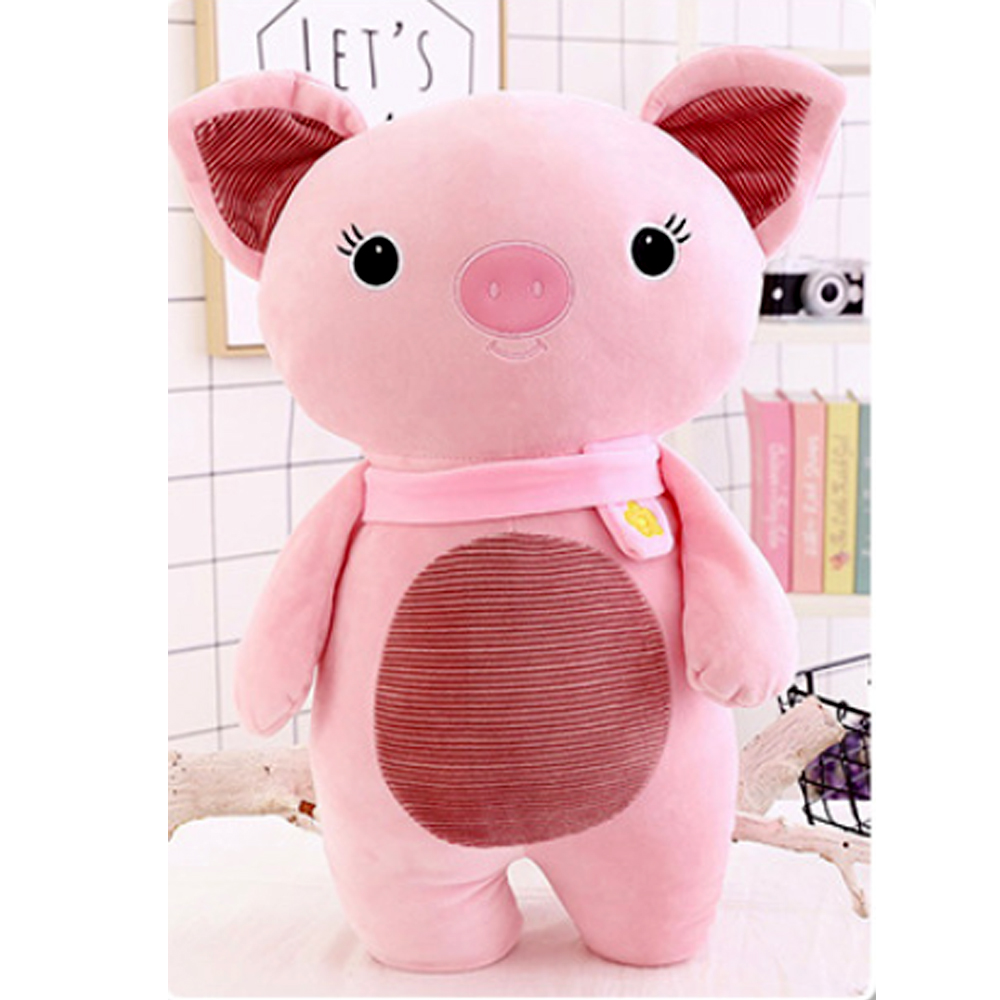 Thú bông heo quàng khăn 30cm hàng nhập siu cute bông mềm mịn an toàn cho bé-hàng nhập khẩu