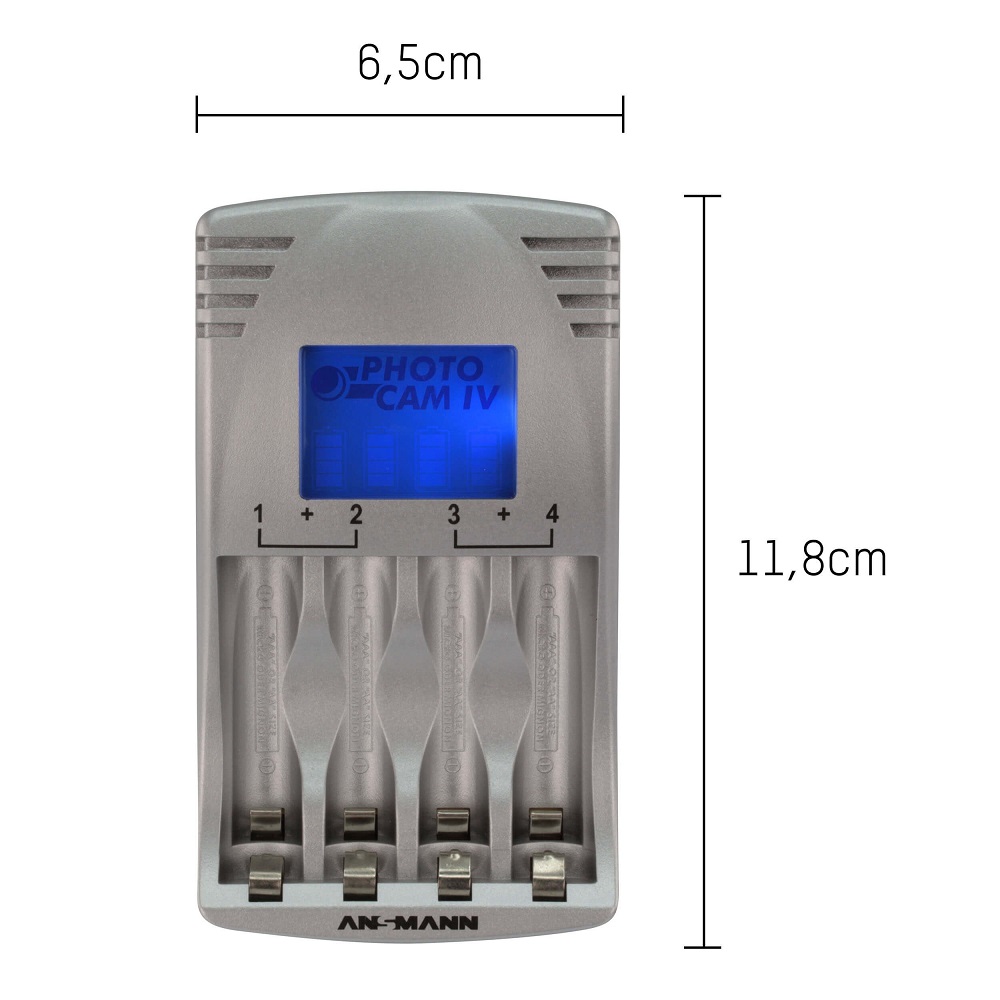 Bô sạc pin Ansmann Photocam IV