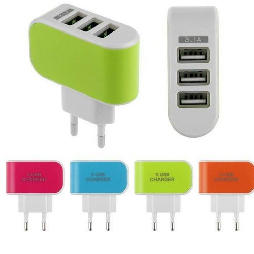 Củ sạc điện thoại đa năng 3 cổng sạc USB