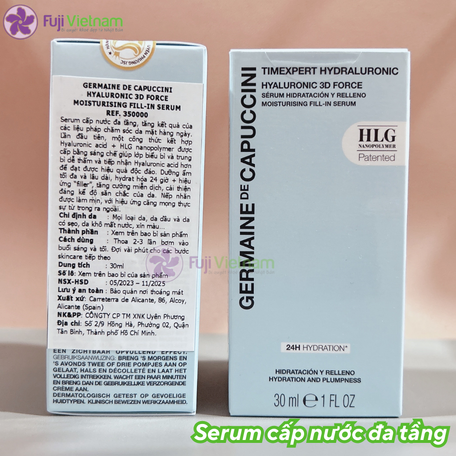 [HCM](Size 30ml) Tinh Chất HA siêu cấp Nước Hyaluronic Force GERMAINE DE CAPPUCINI - 9/25