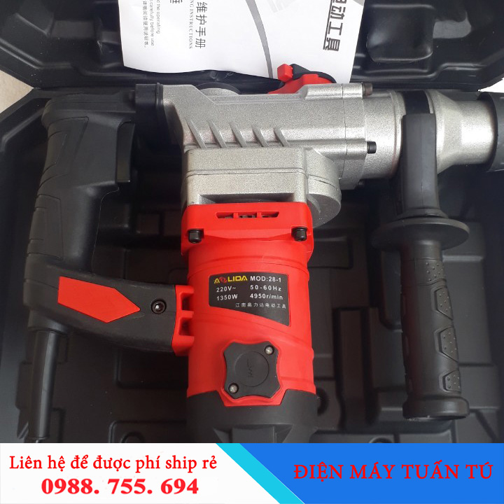 Máy khoan đục bê tông 2 chức năng 1350W Đài Loan