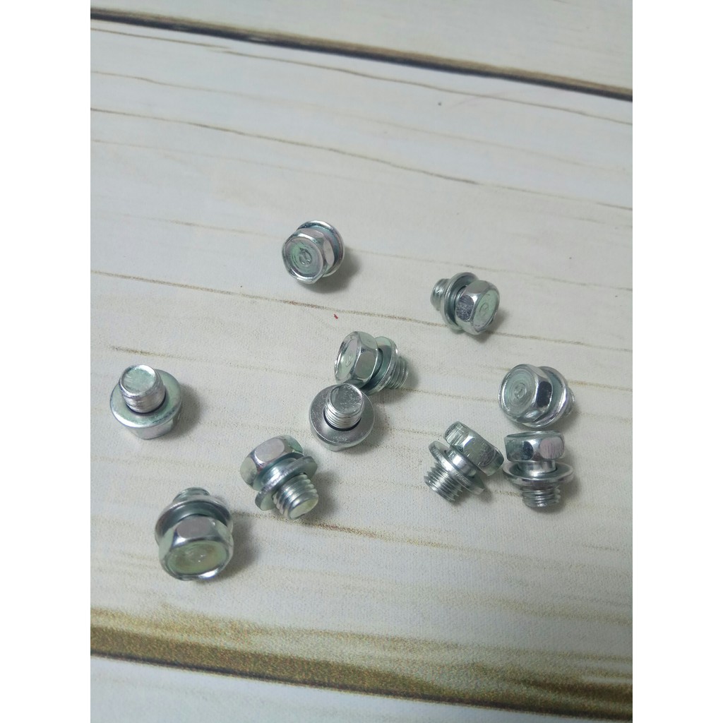combo 10 cái ốc 7 ly hộp xích ngắn (dụng cụ sửa xe)