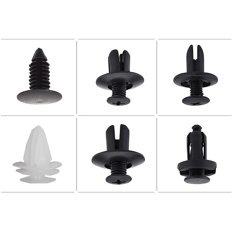 Universal 100 Chiếc Xe Kẹp Ốc Vít Bộ Dụng Cụ Nhựa Đẩy Đinh Tán