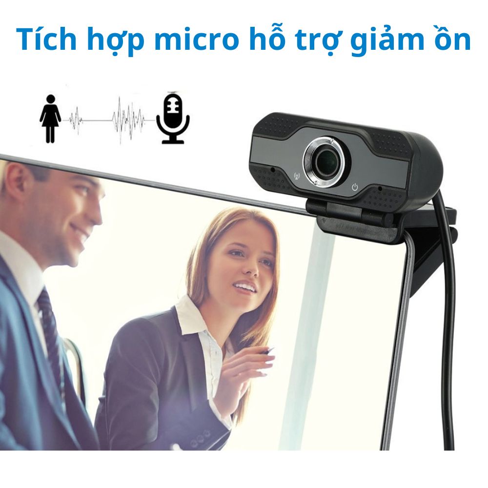Computer webcam desktop PC with mic HD 720p support school online via zoom Conference Call video with picture super sharp warranty 12 months