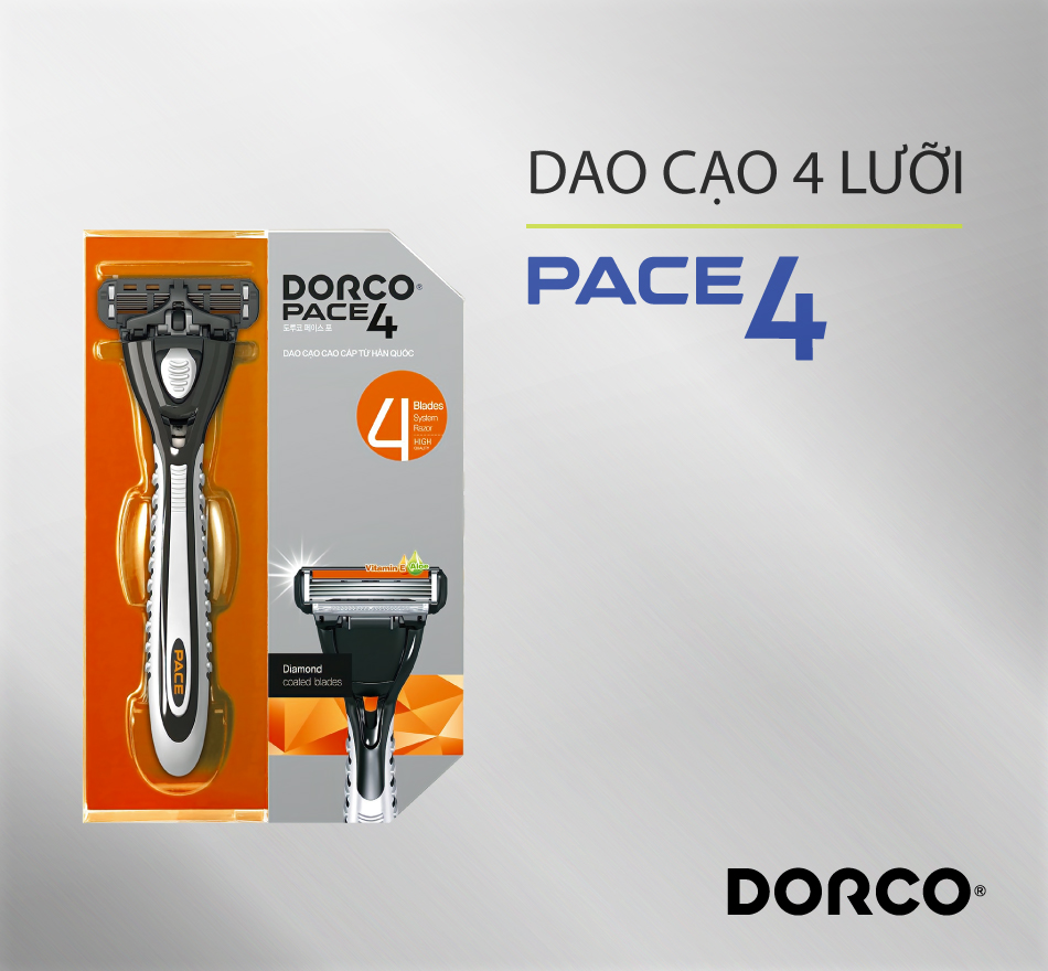 Dao cạo râu 4 lưỡi PACE 4
