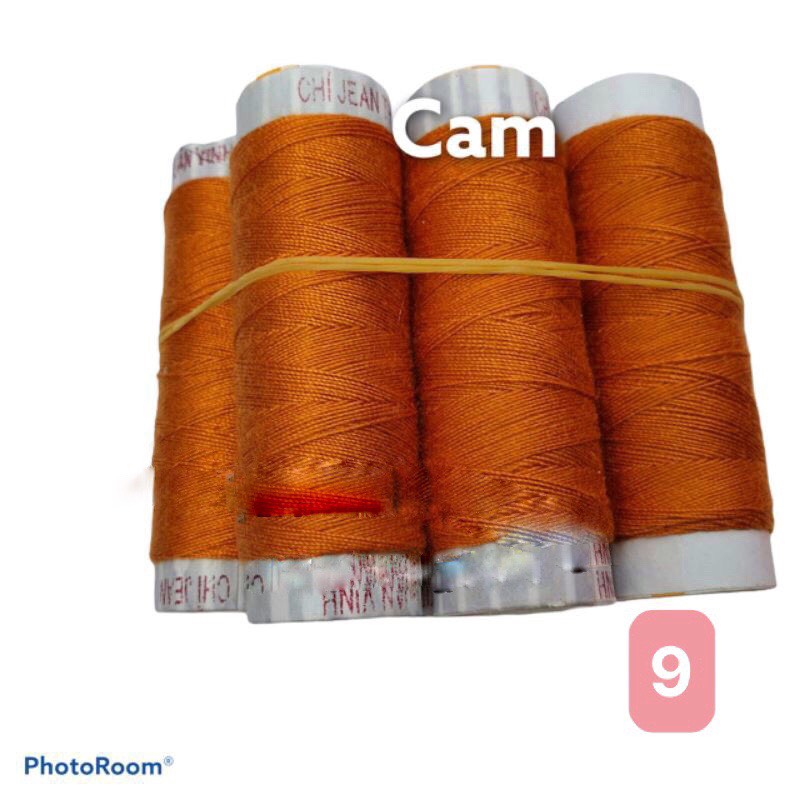 Chỉ may quần jean - Combo 10 ống chỉ jean vui lòng chọn màu theo phân loại