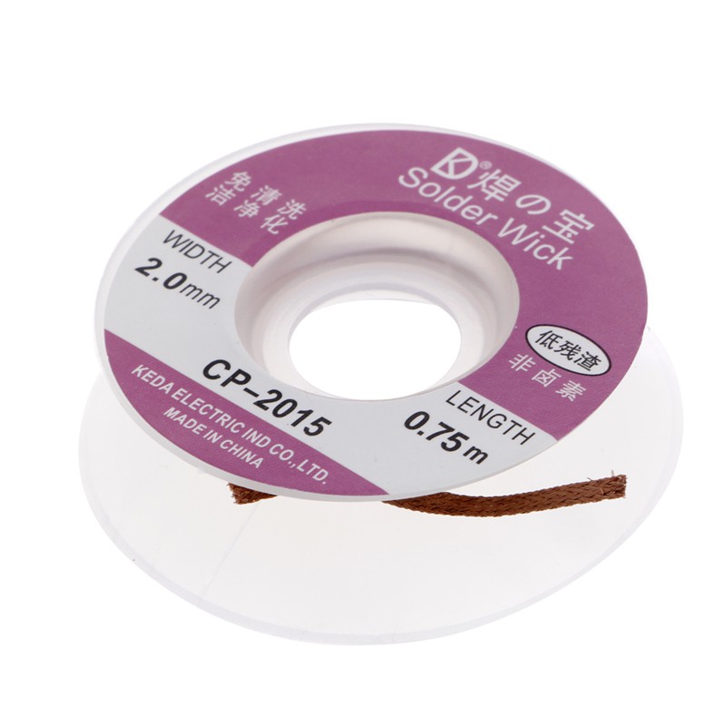 Cuộn dây đồng hút chì hàn 2mm