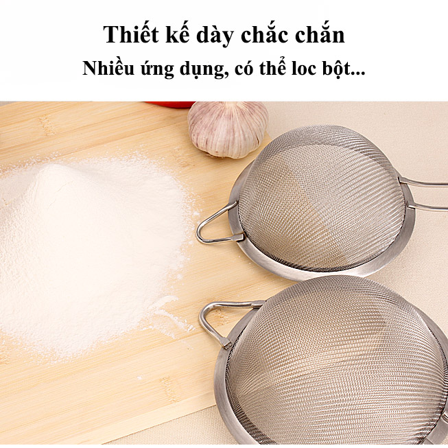 Ray Lọc Thực Phẩm Bằng Thép Nhiều Kích Thước