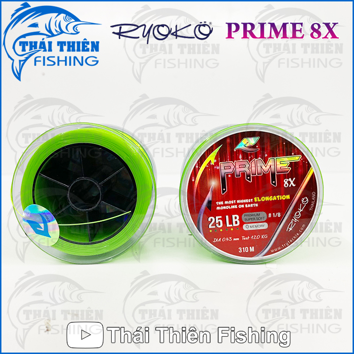 Cước Câu Cá Ryoko Thái Lan Prime 8X